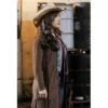 The Flash Izzy Bowin Fringe Leather Coat