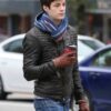 Grant Gustin The Flash Black Leather Jacket