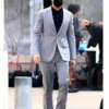Ryan Gosling The Gray Man Grey Suit