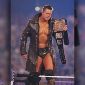 The Miz WWE Studded Leather Coat