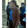 Detective Eudora Patch The Umbrella Academy Leather Jacket - Image 2