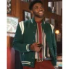 Tian Richards Tom Swift Green Bomber Jacket