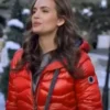 The Christmas Promise Nicole Graham Red Parka - Image 3