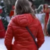 The Christmas Promise Nicole Graham Red Parka - Image 2