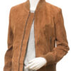 Women's Suede Leather Jacket - Image 4
