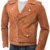 Men's Suede Motorcycle Jacket
