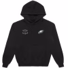 Born x Raised Black Philadelphia Eagles Chrome Rocker Hoodie - Image 2