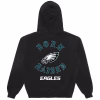 Born x Raised Black Philadelphia Eagles Chrome Rocker Hoodie - Image 3
