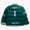 Jalen Hurts Philadelphia Eagles Off Season Player Puffer Jacket - Image 6