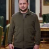 Zelensky Green fleece Jacket