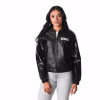 The Wild Collective San Francisco 49ers Black Varsity Sparkle Jacket