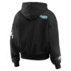 Erin Andrews Philadelphia Eagles Black Quarter-Zip Hoodie - Image 2