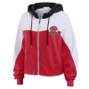 Erin Andrews San Francisco 49ers Color Block Full-Zip Hoodie - Image 2