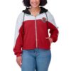Erin Andrews San Francisco 49ers Color Block Full-Zip Hoodie - Image 4