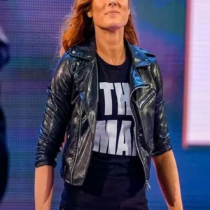 WWE Becky Lynch Biker Leather Jacket
