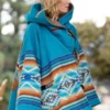 Kelly Reilly Yellowstone Blue Hooded Coat