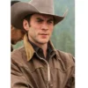 Wes Bentley Yellowstone Brown Leather Jacket