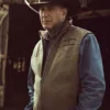 Kevin Costner Yellowstone S03 Brown Vest