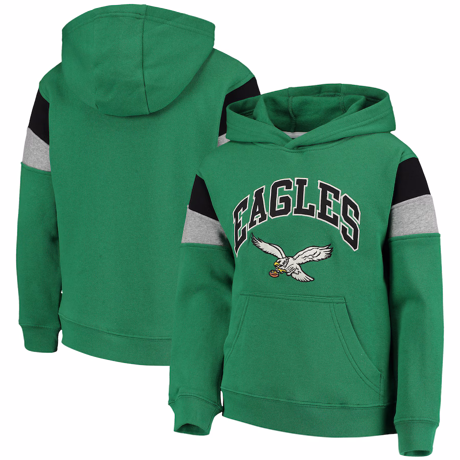 Kelly Green Philadelphia Eagles Retro Hoodie