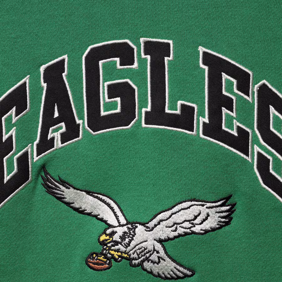 Kelly Green Philadelphia Eagles Retro Hoodie - Image 2