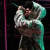 2025 Larry June’s Midnight Organic Camo Zip-Up Hoodie