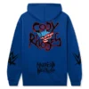 Anti Social Social Club x WWE American Nightmare Hoodie Blue