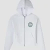 Athletics Club Split OVO Full-Zip Hoodie White