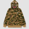 Bape x Kidsuper Camo Shark Full Zip Hoodie