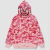 Bape x Kidsuper Camo Shark Full Zip Hoodie