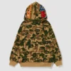 Bape x Kidsuper Camo Shark Full Zip Hoodie