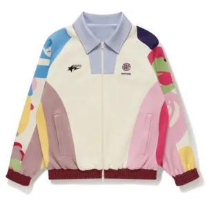Bape x Kidsuper Patchwork Track JacketBape x Kidsuper Patchwork Track Jacket