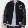 Coach Varsity Jacket Blue and Black
