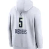 Dallas Wings Paige Bueckers Nike White 2025 Hoodie