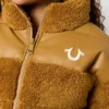 True Religion Embroidered Sherpa Jacket