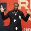 Jalen Milroe Black Chrome Hearts Suit