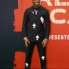 Jalen Milroe Black Suit Chrome Hearts