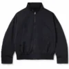 Bottega Veneta Shell Bomber Jacket Black