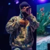 Larry June’s Camo Zip-Up Hoodie