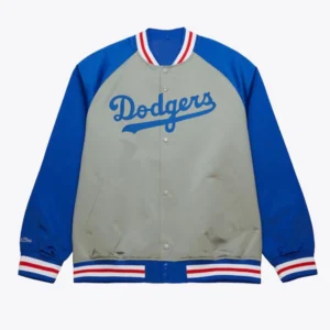 Los Angeles Dodgers Double Clutch Satin Raglan Jacket