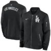 Los Angeles Dodgers Dugout Bomber Jacket Black