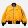 MA-1 Bumblebee Transformers Reversible Bomber Jacket