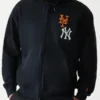 MLB Subway Series Black Zip Front Hoodie