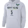 Men's Dallas Wings Paige Bueckers Nike White 2025 WNBA Draft Heroine Edition Name & Number Pullover Hoodie