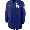 Men's Los Angeles Dodgers Nike Deep Royal Dugout Performance Full-Zip Jacket