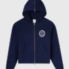 OVO Athletics Club Split Full-Zip Hoodie Blue