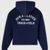 OVO Athletics Club Split Zip-Up Hoodie Blue
