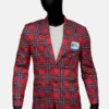 RBC Heritage Red Plaid Blazer Jacket