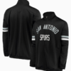 San Antonio Spurs G-III Sports by Carl Banks Veteran Track Jacket Black