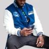 Seattle Seahawks 50th Season Jacket Blue & White