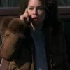Sherry Dope Thief Brown Fur Trim Puffer Jacket